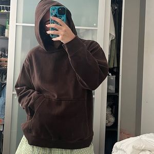 ARITZIA BROWN PERFECT HOODIE